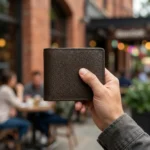 Classic Brown Bifold Leather Wallet - Image 4