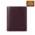 Genuine Leather Trifold Wallet – Espresso Brown
