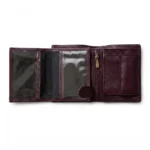Genuine Leather Trifold Wallet – Espresso Brown - Image 2