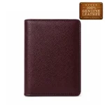 Premium Burgundy Leather Trifold Wallet