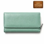 Women’s Mint Green Leather Long Wallet