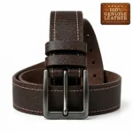 Premium Genuine Leather Belt for Men – Classic Dark Brown Belt