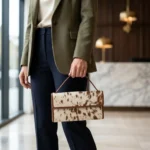 BellaHide Premium Leather Clutch – Genuine Leather Hair-On Design - Image 10