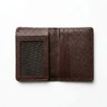 Premium Brown Leather Trifold Wallet - Image 2