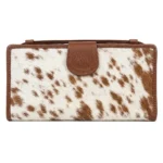 BellaHide Premium Leather Clutch – Genuine Leather Hair-On Design - Image 2