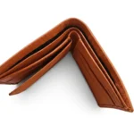 Two-Tone Genuine Leather Bifold Wallet – Tan & Navy - Image 5