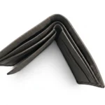 Genuine Leather Bifold Wallet – Grey & Brown - Image 5