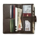 BellaHide Dark Brown Premium Leather Clutch – Genuine Leather Hair-On Design - Image 6