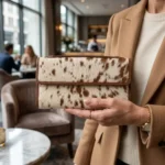 BellaHide Premium Leather Clutch – Genuine Leather Hair-On Design - Image 9