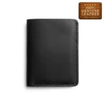 Le Minime Jet Black – Genuine Leather Bifold Cardholder