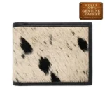 CowHide Leather Wallet - Black