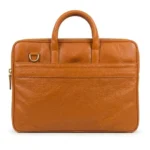 Maison Valcour Executive Leather Briefcase – Cognac - Image 2