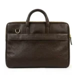 Maison Valcour Executive Leather Briefcase – Dark Brown - Image 2