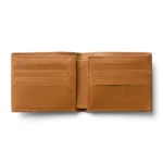 Le Cavalier Tan Brown – Double-Flap Genuine Leather Bifold Wallet - Image 2