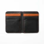The Duo Midnight - Genuine Leather Two-Tone Bifold Cardholder - Image 2