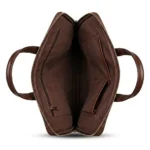 Maison Valcour Executive Leather Briefcase – Dark Brown - Image 3