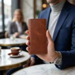 Royal Craft Long Leather Wallet – Cognac Brown - Image 3