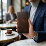 Royal Craft Long Leather Wallet – Dark Brown - Image 3