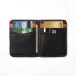 The Duo Midnight - Genuine Leather Two-Tone Bifold Cardholder - Image 3