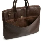 Maison Valcour Executive Leather Briefcase – Dark Brown - Image 4