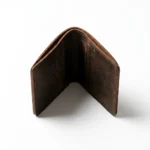 Le Bastion Distressed Brown – Genuine Leather Crazy Horse Bifold Cardholder - Image 4