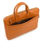 Maison Valcour Executive Leather Briefcase – Cognac - Image 5
