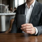 Le Minime Jet Black – Genuine Leather Bifold Cardholder - Image 5