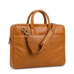 Maison Valcour Executive Leather Briefcase – Cognac - Image 7