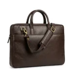 Maison Valcour Executive Leather Briefcase – Dark Brown - Image 7